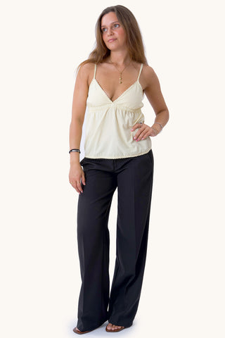 Bella Lace Top - Yellow