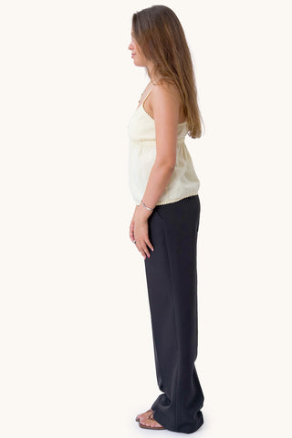 Bella Lace Top - Yellow