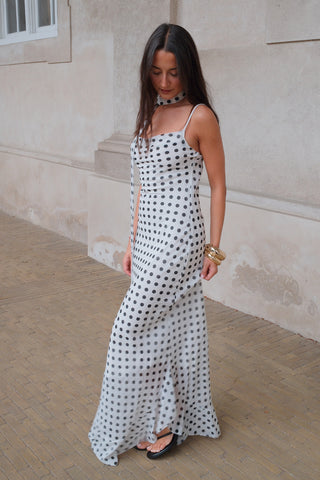 Bellagio Dress - White/Black