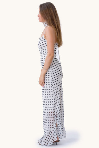 Bellagio Dress - White/Black