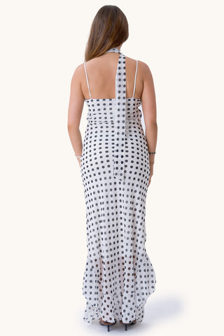 Bellagio Dress - White/Black
