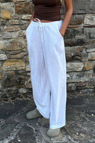 Luna Pants in White · effortless scandi pants for women from ITS MAY