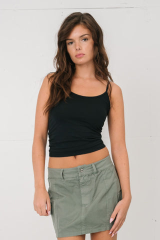 Baby Tank Top in Black · effortless scandi top for women from ITS MAY