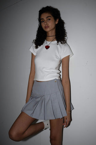 Lucca Skirt in Grey · effortless scandi skirt for women from ITS MAY