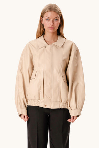 Elena Oversized Jacket - Stone