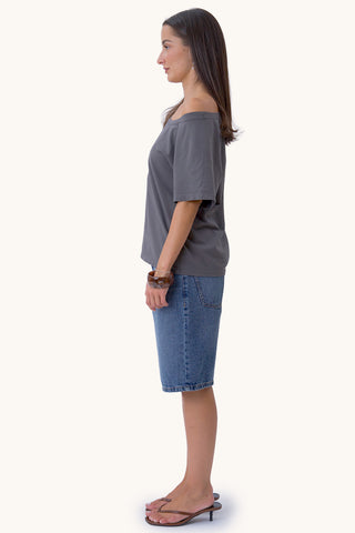 Eleonora Top - Dark Grey