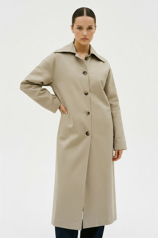 Harper Trench Coat - Sand