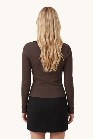 Lace Top - Brown