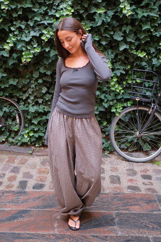 Lace Top - Dark Grey