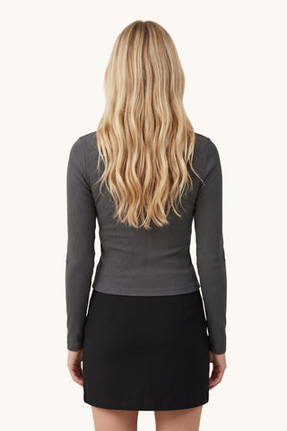 Lace Top - Dark Grey