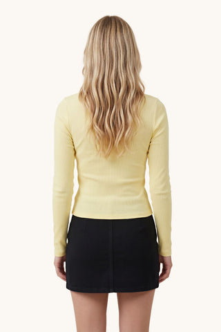 Lace Top - Yellow