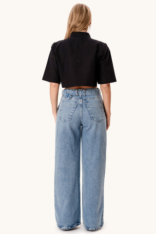 Noemi Short Shirt - Black