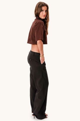 Noemi Short Shirt - Brown