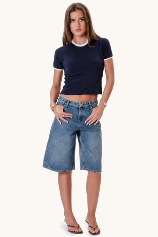 Rosa T-shirt - Navy