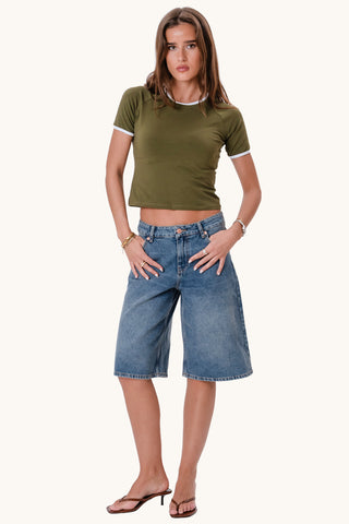 Rosa T-shirt - Olive