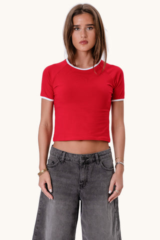 Rosa T-shirt - Red