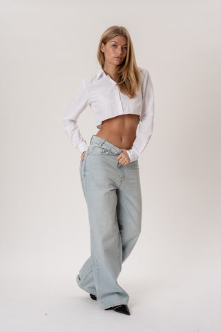 Talia Shirt in White · effortless scandi formal shirts & blouses for women from ITS MAY