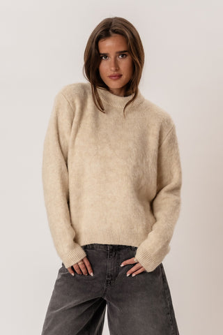Azzurra Knit in Ecru · effortless scandi knitwear for women from ITS MAY