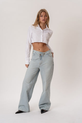 Angelina Loose Jeans in Light Blue · effortless scandi jeans for women from ITS MAY