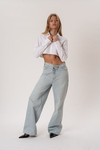Angelina Loose Jeans in Light Blue · effortless scandi jeans for women from ITS MAY