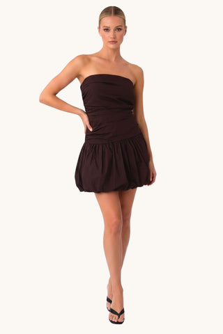 Sofia Dress - Brown